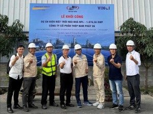 Sản xuất thép xanh với điện mặt trời tại Tây Ninh