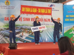 Hội thi An toàn vệ sinh viên giỏi năm 2021 tại Nam Phát Ship, Quảng Ninh