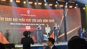 Vinh danh giải thưởng nhà phân phối tiêu biểu năm 2025 của VGS - Ống thép Việt Đức