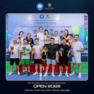 Halora Nova Cruise là nhà tài trợ cho giải Pickball Quảng Ninh Open 2026