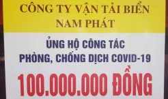 Nam Phat Ship ủng hộ 100 triệu VND mua vắc xin chống COVID