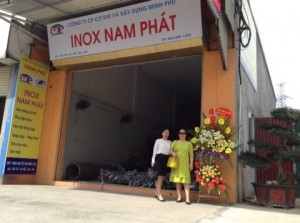 Sản phẩm Inox Nam Phát đến với các nhà máy, khách hàng