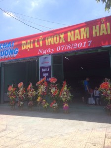 Khai trương đại lý phân phối, kinh doanh Thép Inox Nam Hải tại Thái Bình