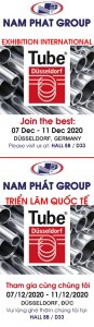 Nam Phat Group tham dự triển lãm ống hộp inox tại Messe Düsseldorf, Đức từ 07/12 - 11/12